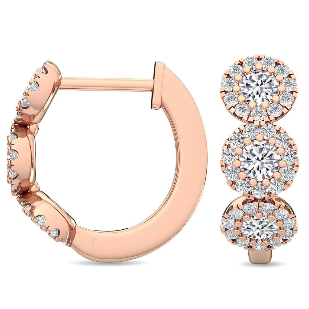 Lab Grown Diamond EARRINGS 0.95 ctw E32036-1