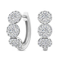 Lab Grown Diamond EARRINGS 0.95 ctw E32036-1
