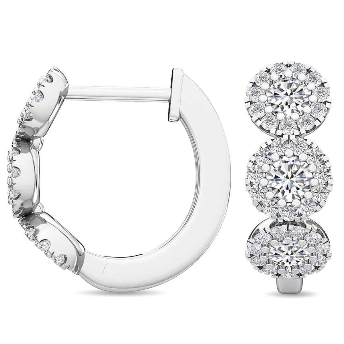 Lab Grown Diamond EARRINGS 0.95 ctw E32036-1