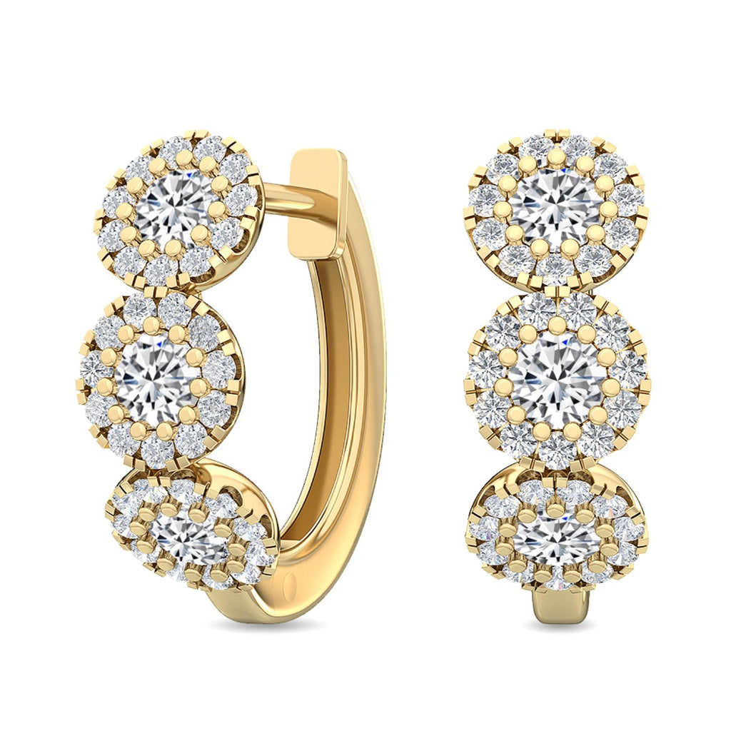 Lab Grown Diamond EARRINGS 0.95 ctw E32036-1