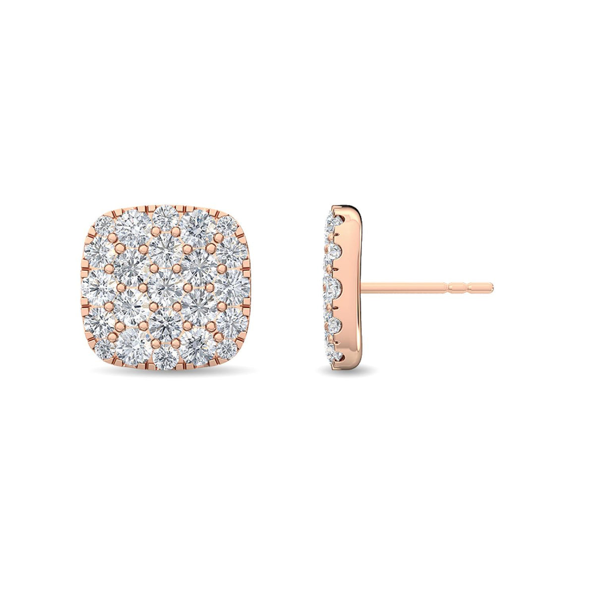 Lab Grown Diamond EARRINGS 1.28 ctw E32043-1.25CT