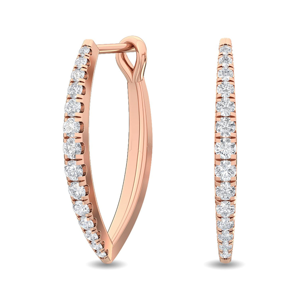 Lab Grown Diamond EARRINGS 0.80 ctw E32045-0.75CT