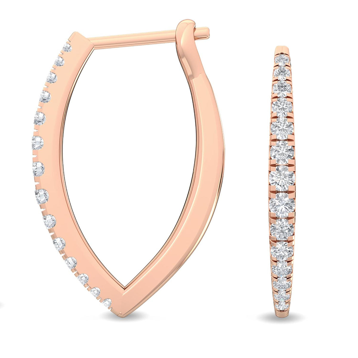 Lab Grown Diamond EARRINGS 0.80 ctw E32045-0.75CT