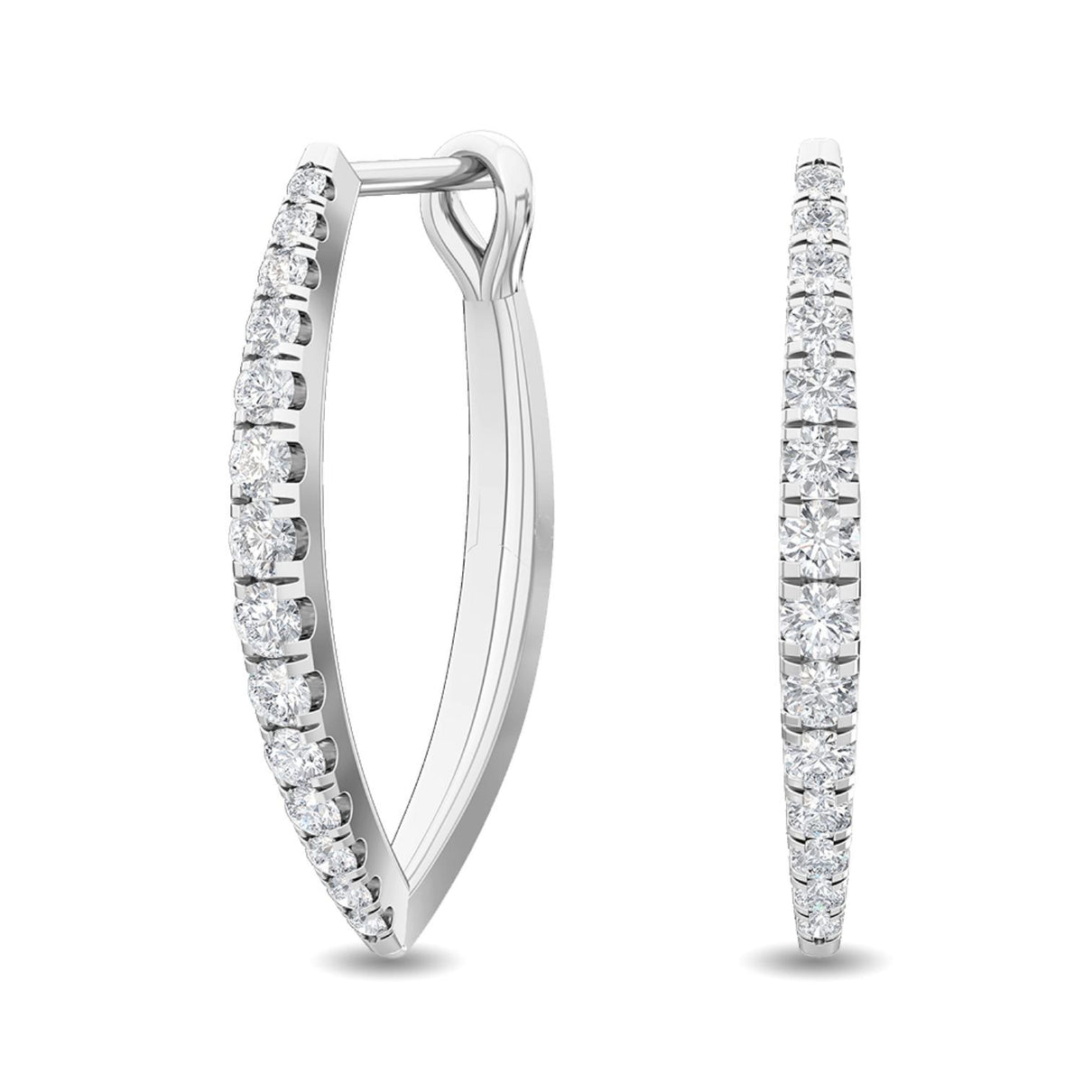 Lab Grown Diamond EARRINGS 0.80 ctw E32045-0.75CT