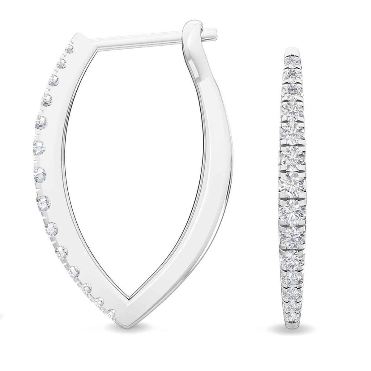 Lab Grown Diamond EARRINGS 0.80 ctw E32045-0.75CT