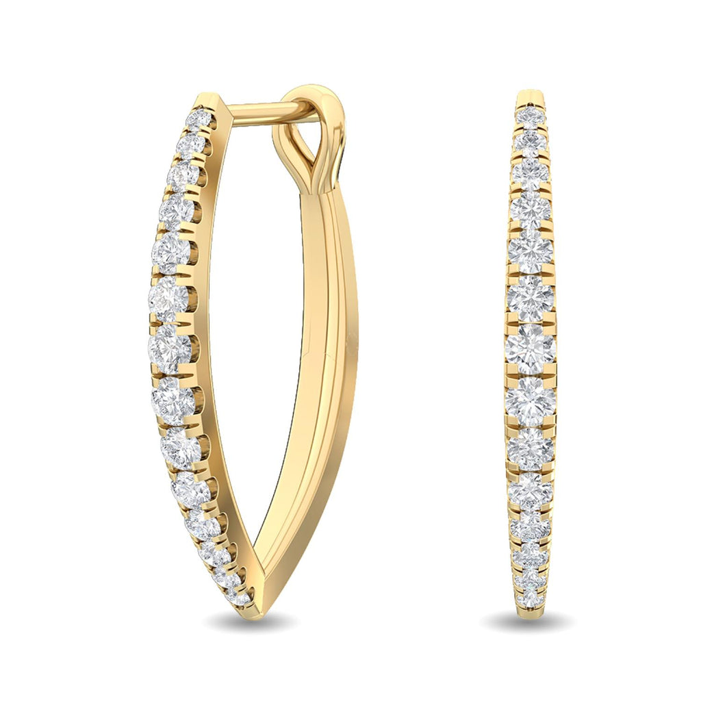Lab Grown Diamond EARRINGS 0.80 ctw E32045-0.75CT