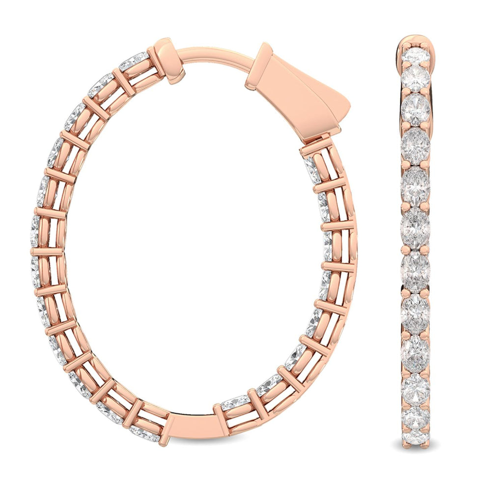 Lab Grown Diamond EARRINGS 2.00 ctw E32089-2