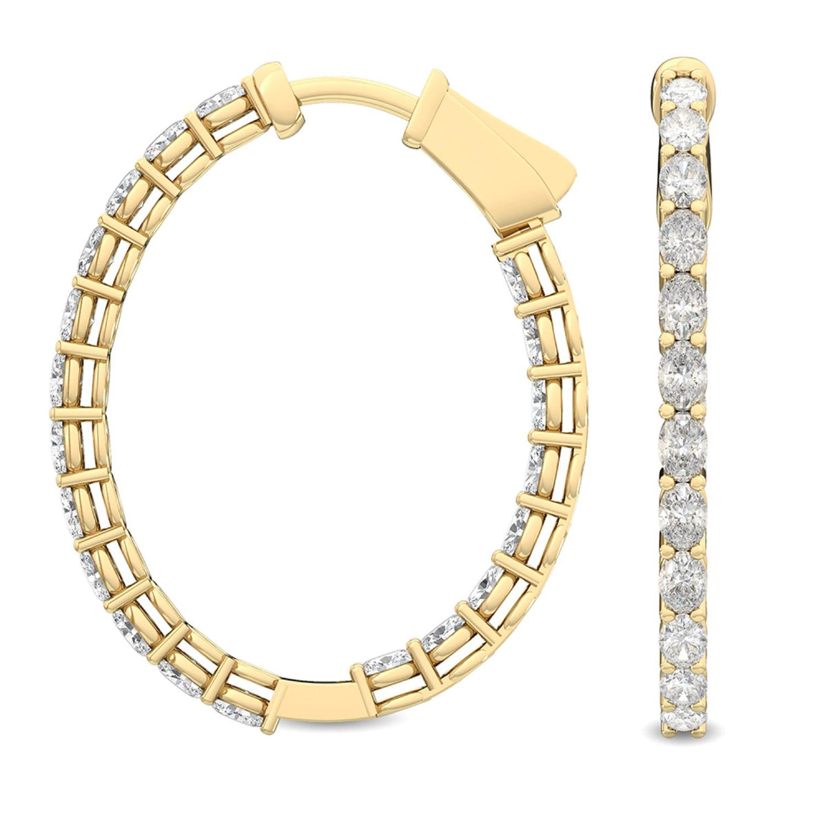 Lab Grown Diamond EARRINGS 2.00 ctw E32089-2