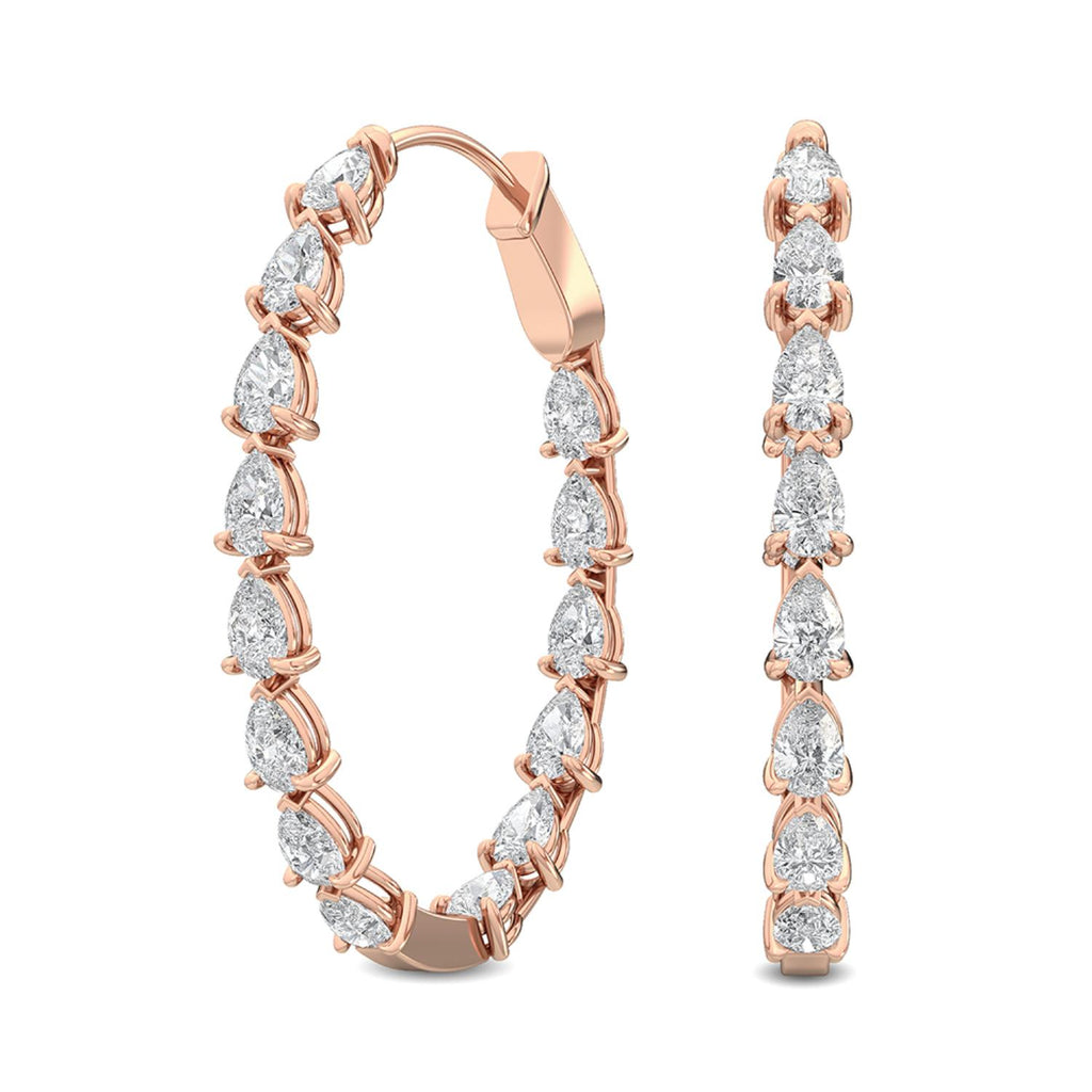 Lab Grown Diamond EARRINGS 4.45 ctw E32112PE-4