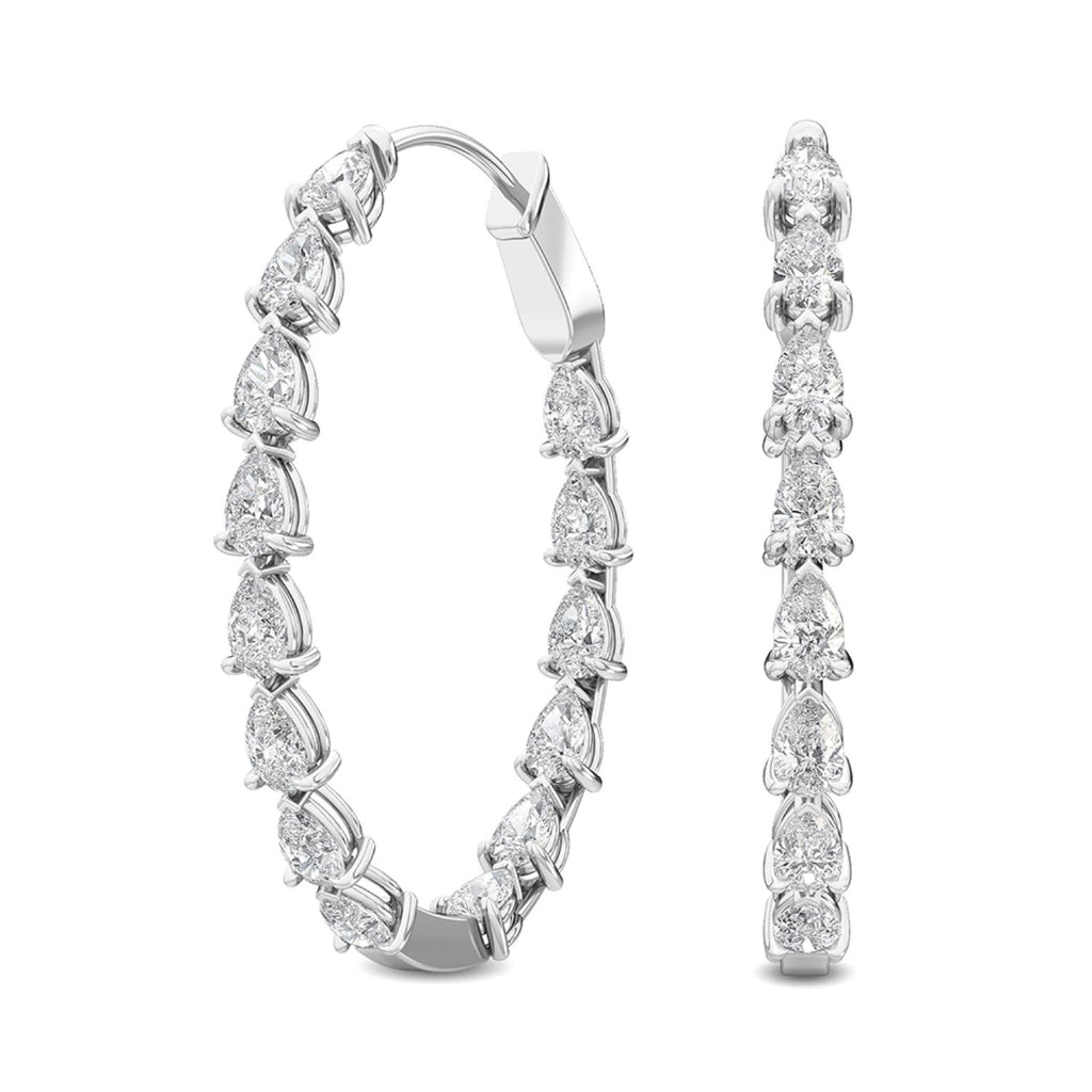 Lab Grown Diamond EARRINGS 2.69 ctw E32112PE-2.75CT