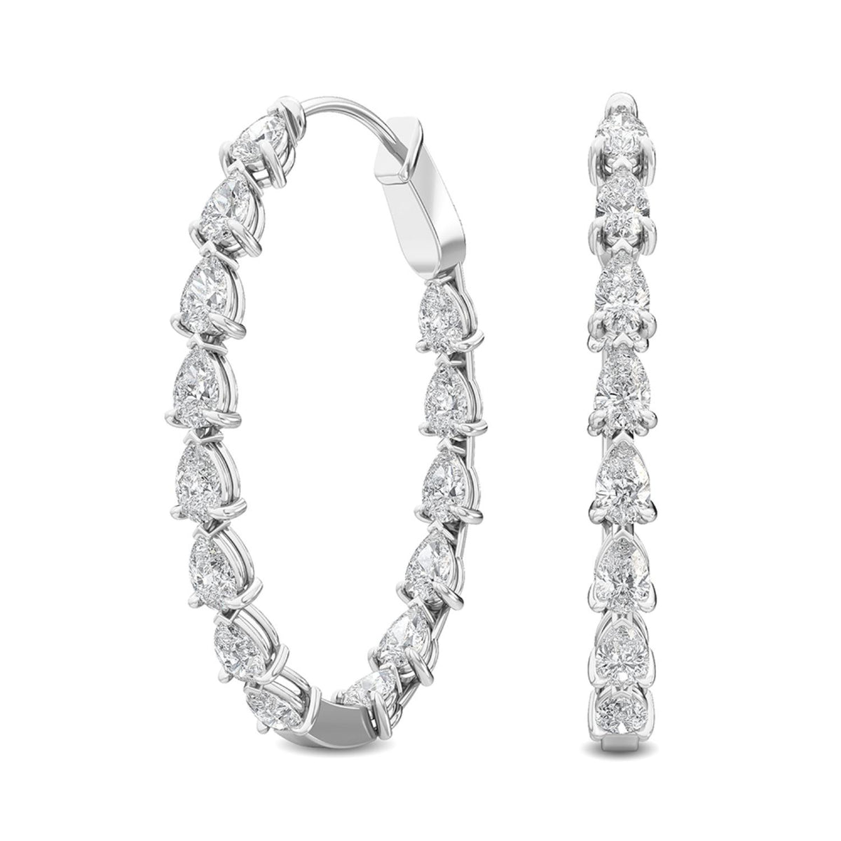 Lab Grown Diamond EARRINGS 2.69 ctw E32112PE-2.75CT