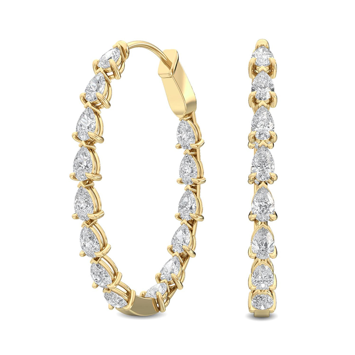 Lab Grown Diamond EARRINGS 5.98 ctw E32112PE-5.50CT