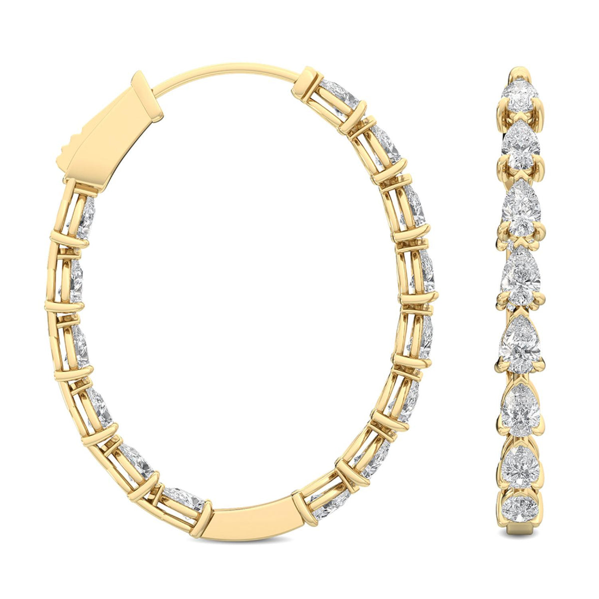 Lab Grown Diamond EARRINGS 5.98 ctw E32112PE-5.50CT