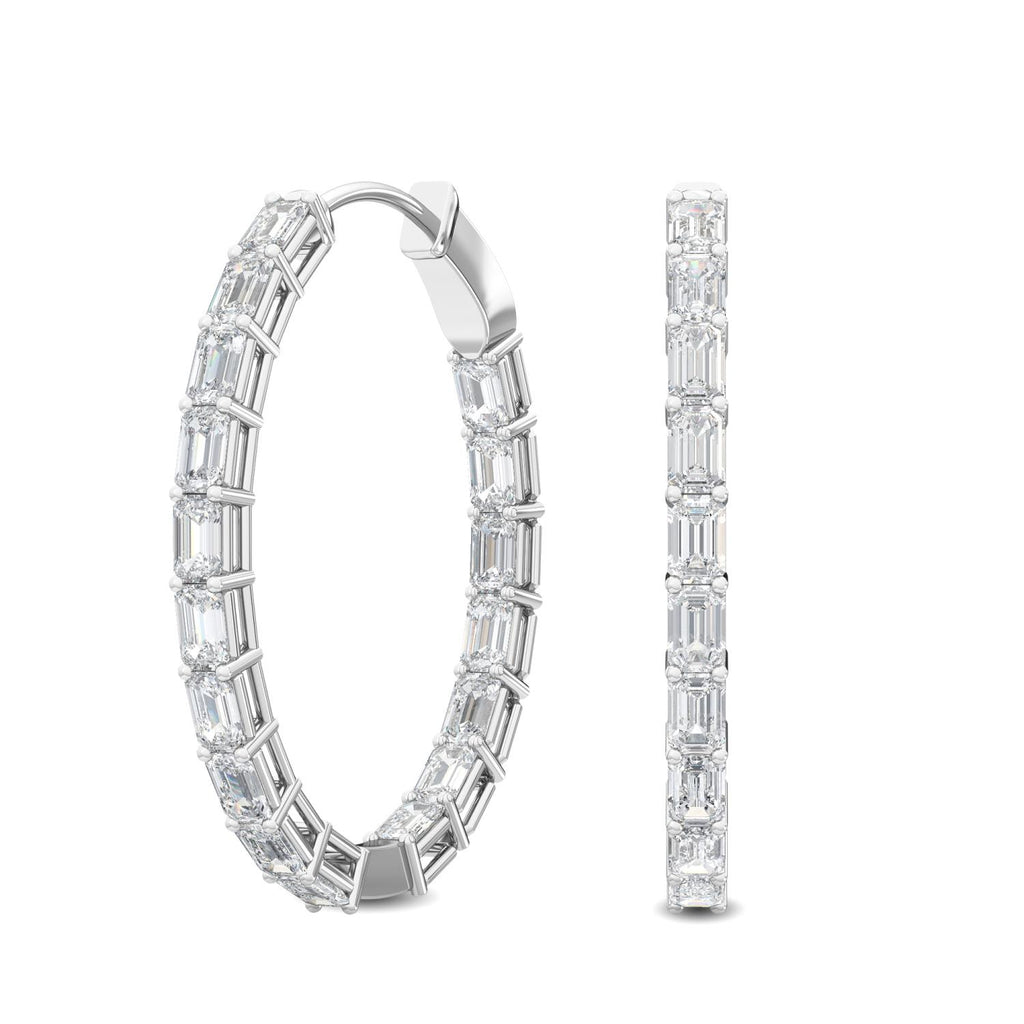 Lab Grown Diamond EARRINGS 5.16 ctw E32113EM-5