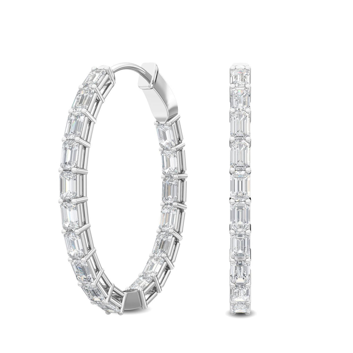 Lab Grown Diamond EARRINGS 5.16 ctw E32113EM-5