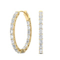 Lab Grown Diamond EARRINGS 3.74 ctw E32113EM-3.75CT