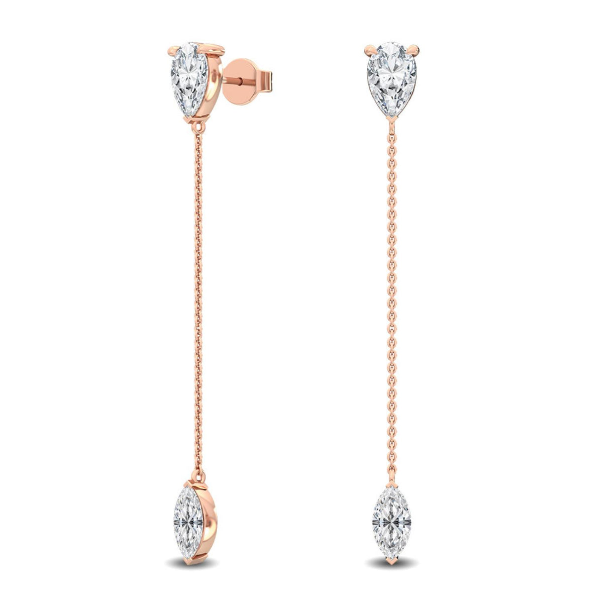 Lab Grown Diamond EARRINGS 2.40 ctw E32115-2