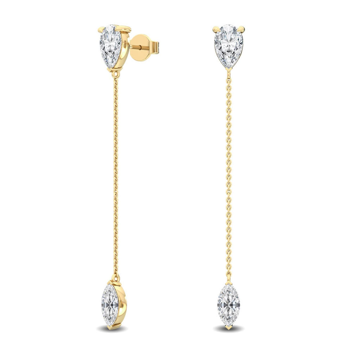 Lab Grown Diamond EARRINGS 2.40 ctw E32115-2