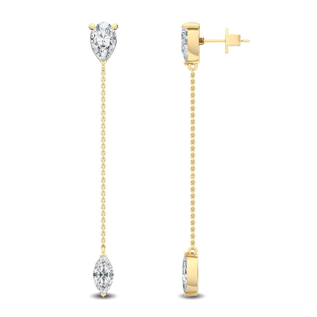 Lab Grown Diamond EARRINGS 2.40 ctw E32115-2