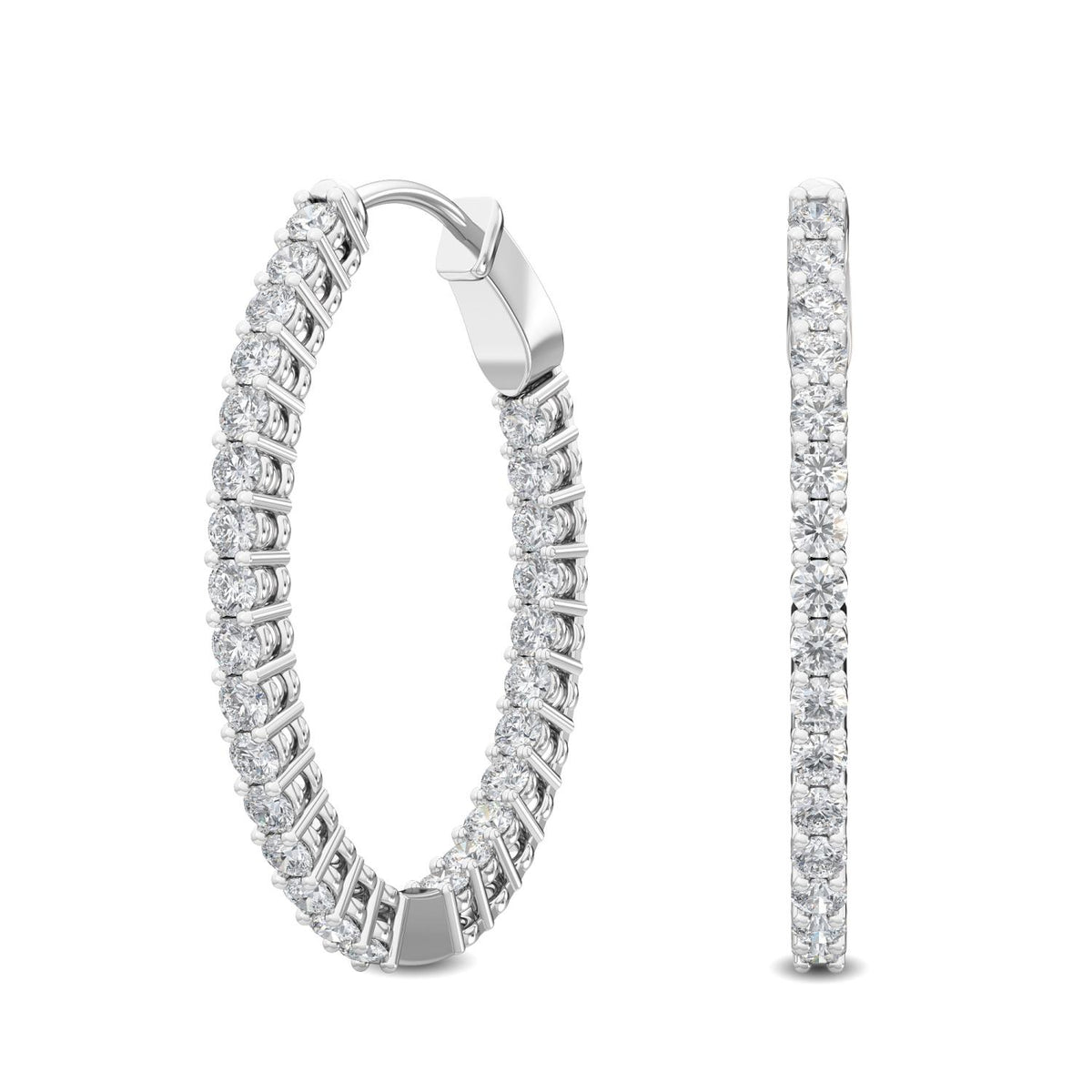 Lab Grown Diamond EARRINGS 2.25 ctw E32154-2.20CT