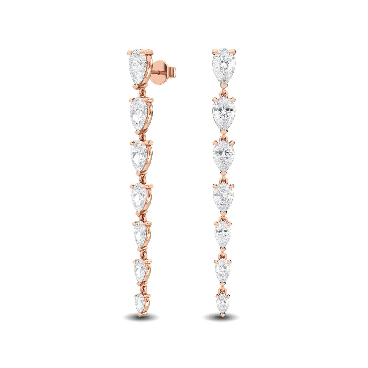 Lab Grown Diamond EARRINGS 4.70 ctw E32178-4.50CT