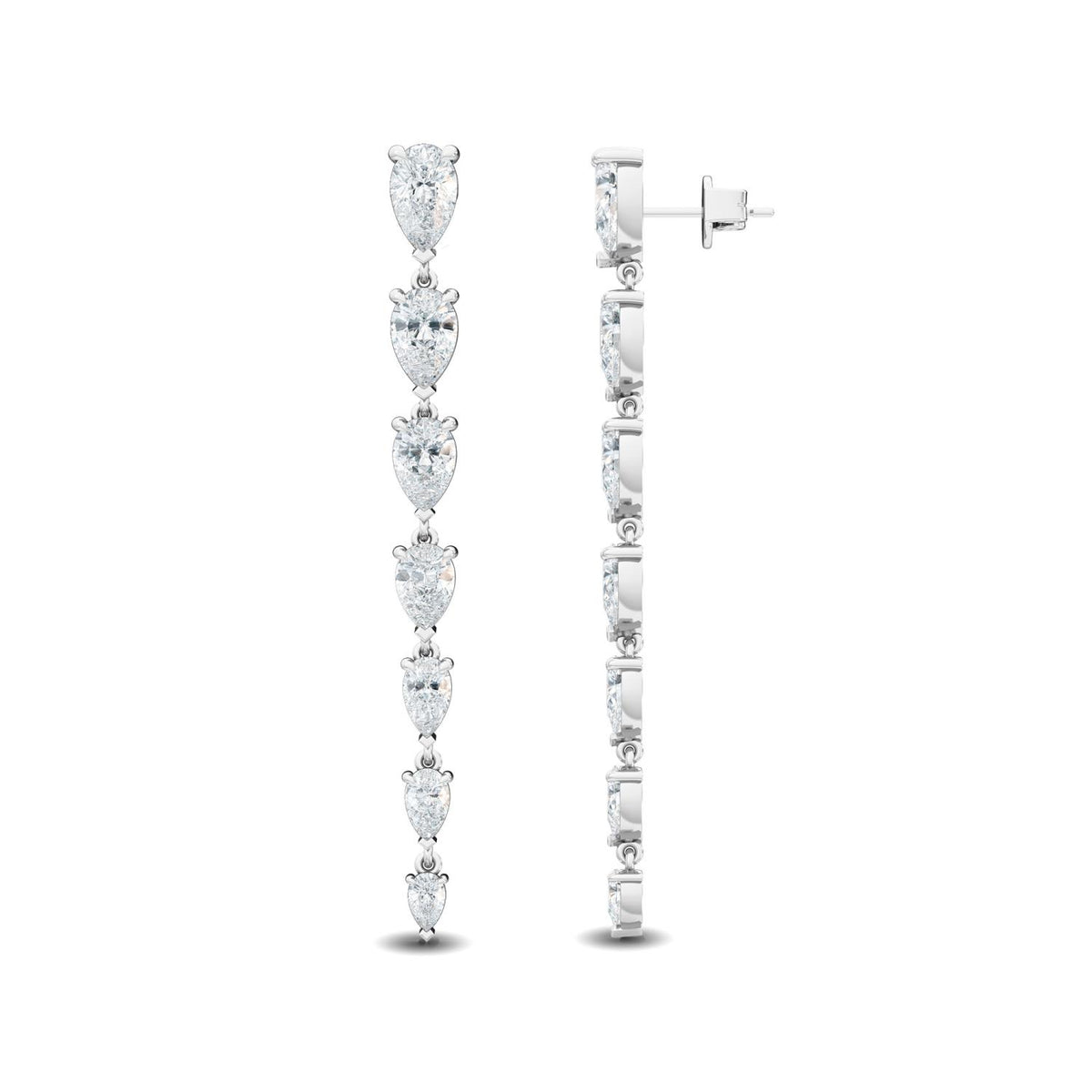 Lab Grown Diamond EARRINGS 4.70 ctw E32178-4.50CT