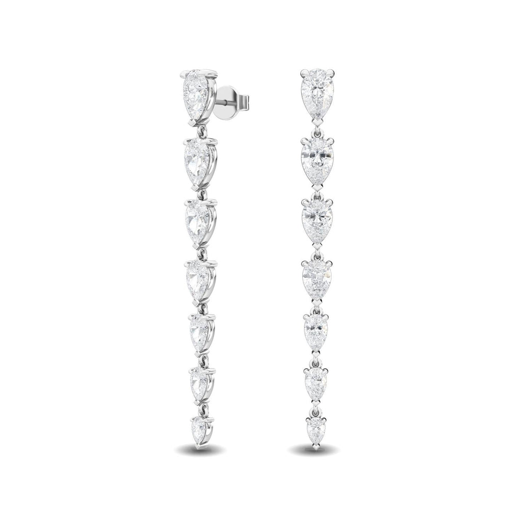Lab Grown Diamond EARRINGS 4.70 ctw E32178-4.50CT