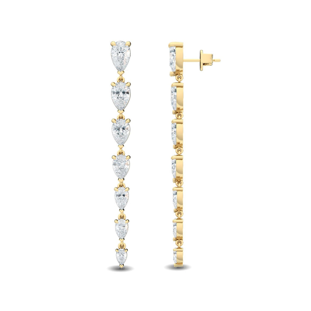 Lab Grown Diamond EARRINGS 4.70 ctw E32178-4.50CT