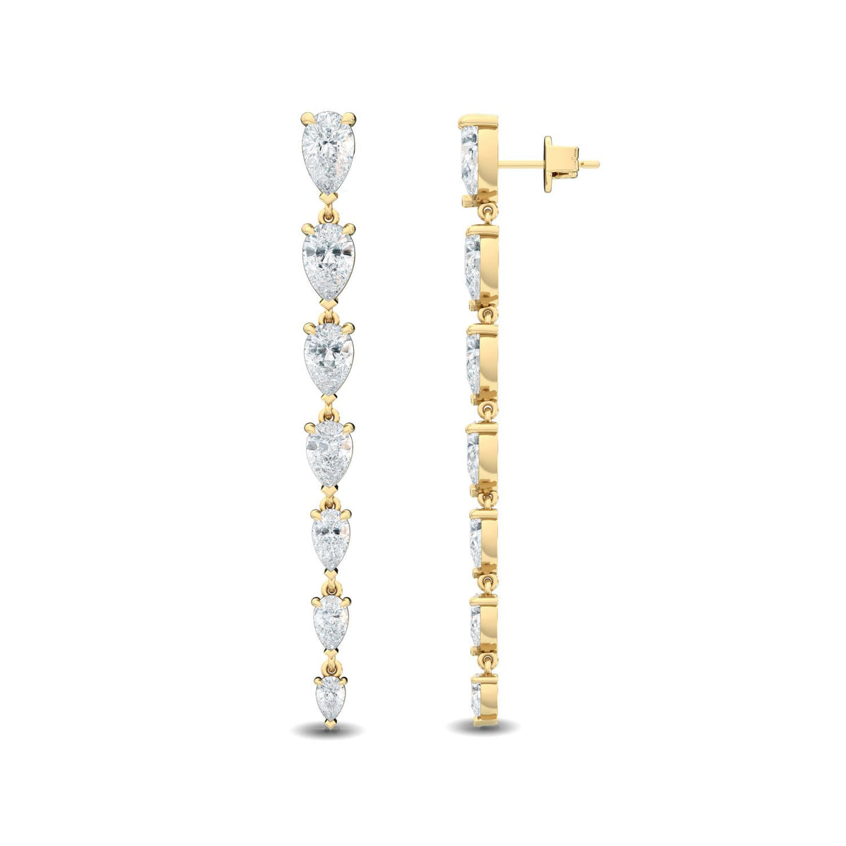 Lab Grown Diamond EARRINGS 4.70 ctw E32178-4.50CT