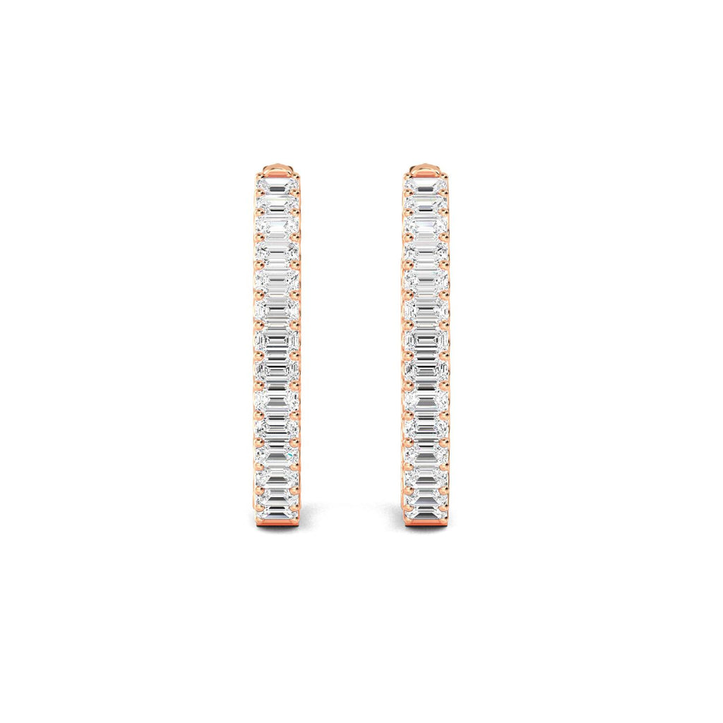 Lab Grown Diamond EARRINGS 6.06 ctw E32196EM-5.38CT