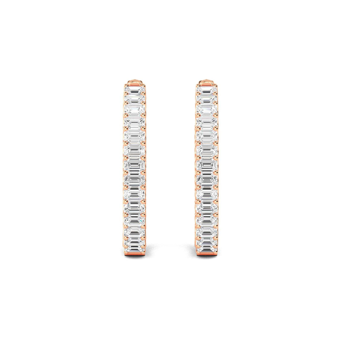Lab Grown Diamond EARRINGS 6.06 ctw E32196EM-5.38CT