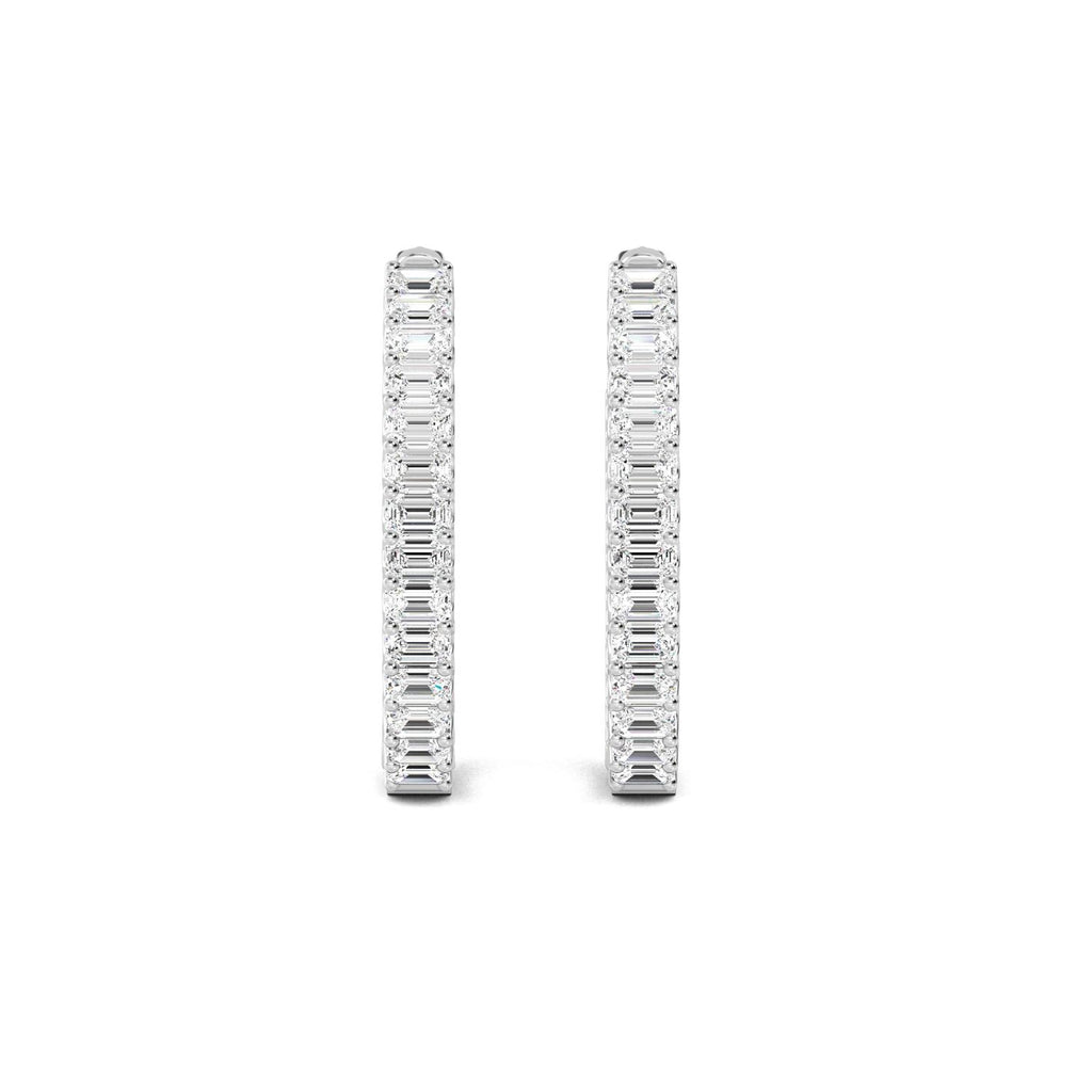 Lab Grown Diamond EARRINGS 6.06 ctw E32196EM-5.38CT