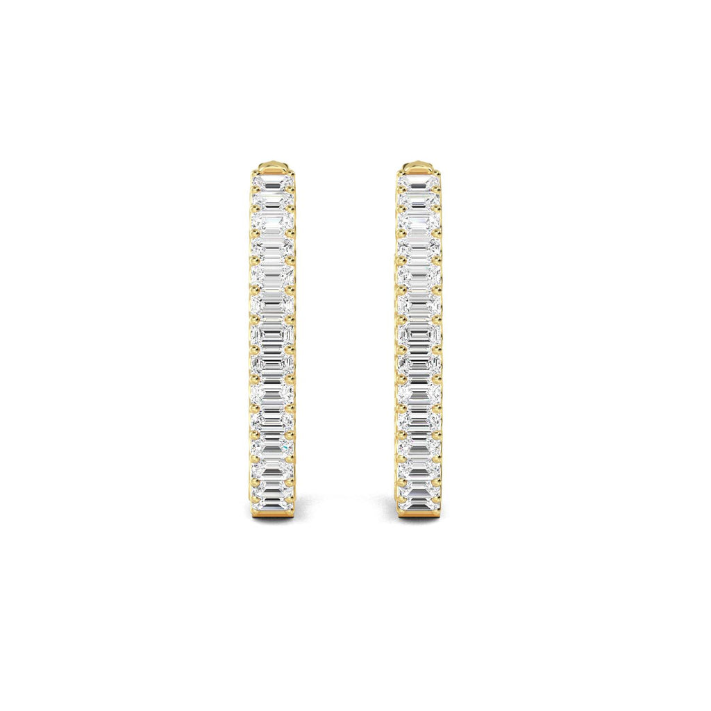 Lab Grown Diamond EARRINGS 6.06 ctw E32196EM-5.38CT