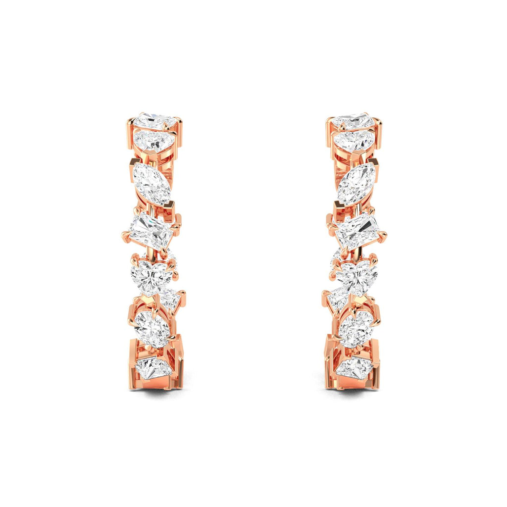 Lab Grown Diamond EARRINGS 6.36 ctw E32204MS-6.50CT