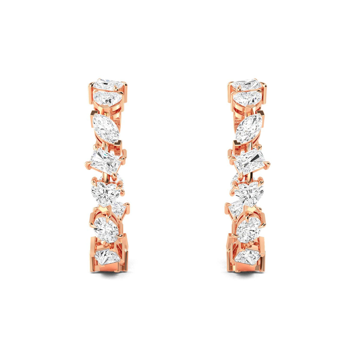 Lab Grown Diamond EARRINGS 6.36 ctw E32204MS-6.50CT
