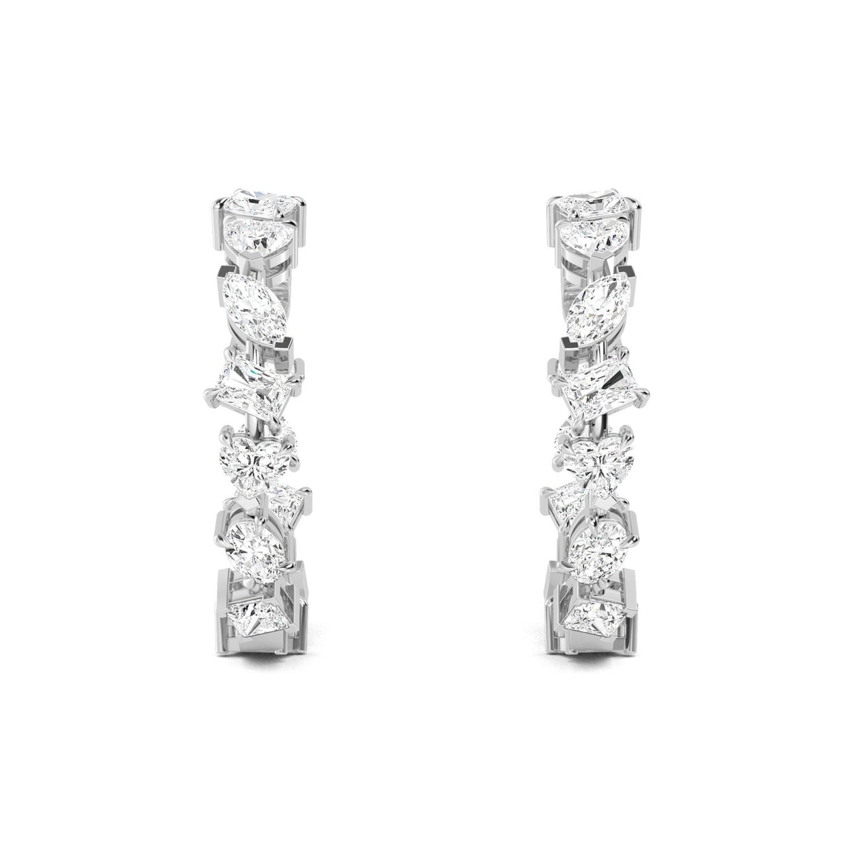 Lab Grown Diamond EARRINGS 6.36 ctw E32204MS-6.50CT
