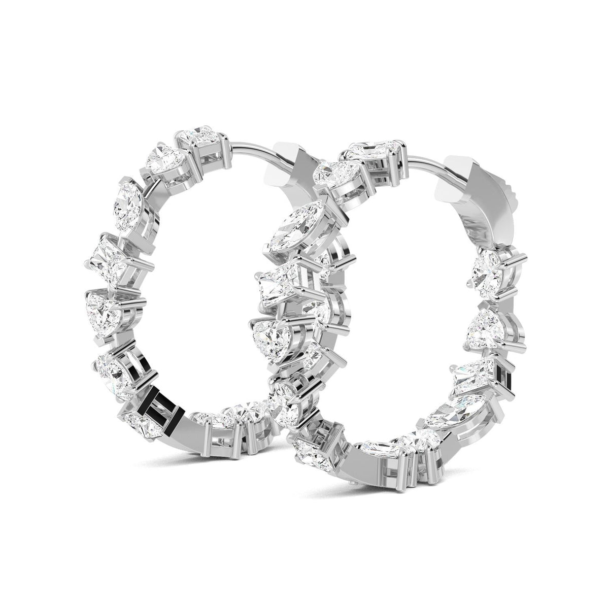 Lab Grown Diamond EARRINGS 6.36 ctw E32204MS-6.50CT