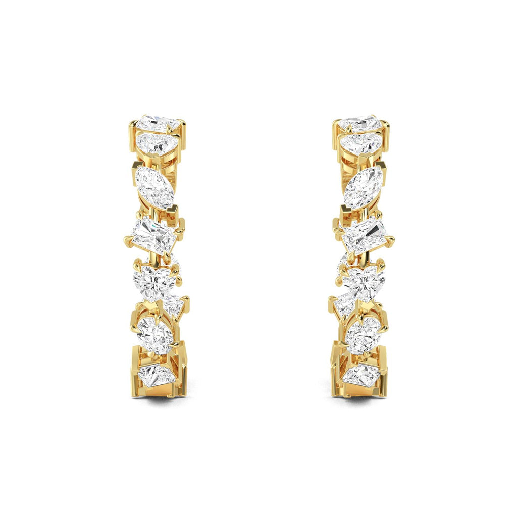 Lab Grown Diamond EARRINGS 6.36 ctw E32204MS-6.50CT