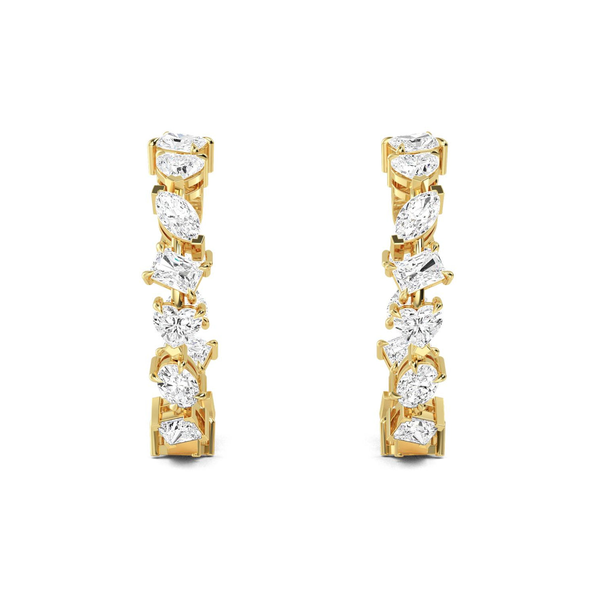 Lab Grown Diamond EARRINGS 6.36 ctw E32204MS-6.50CT