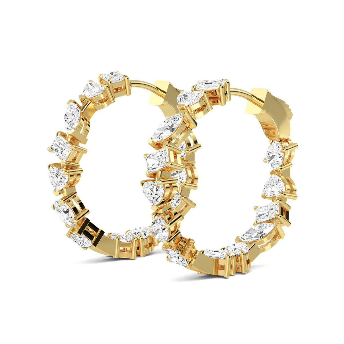 Lab Grown Diamond EARRINGS 6.36 ctw E32204MS-6.50CT
