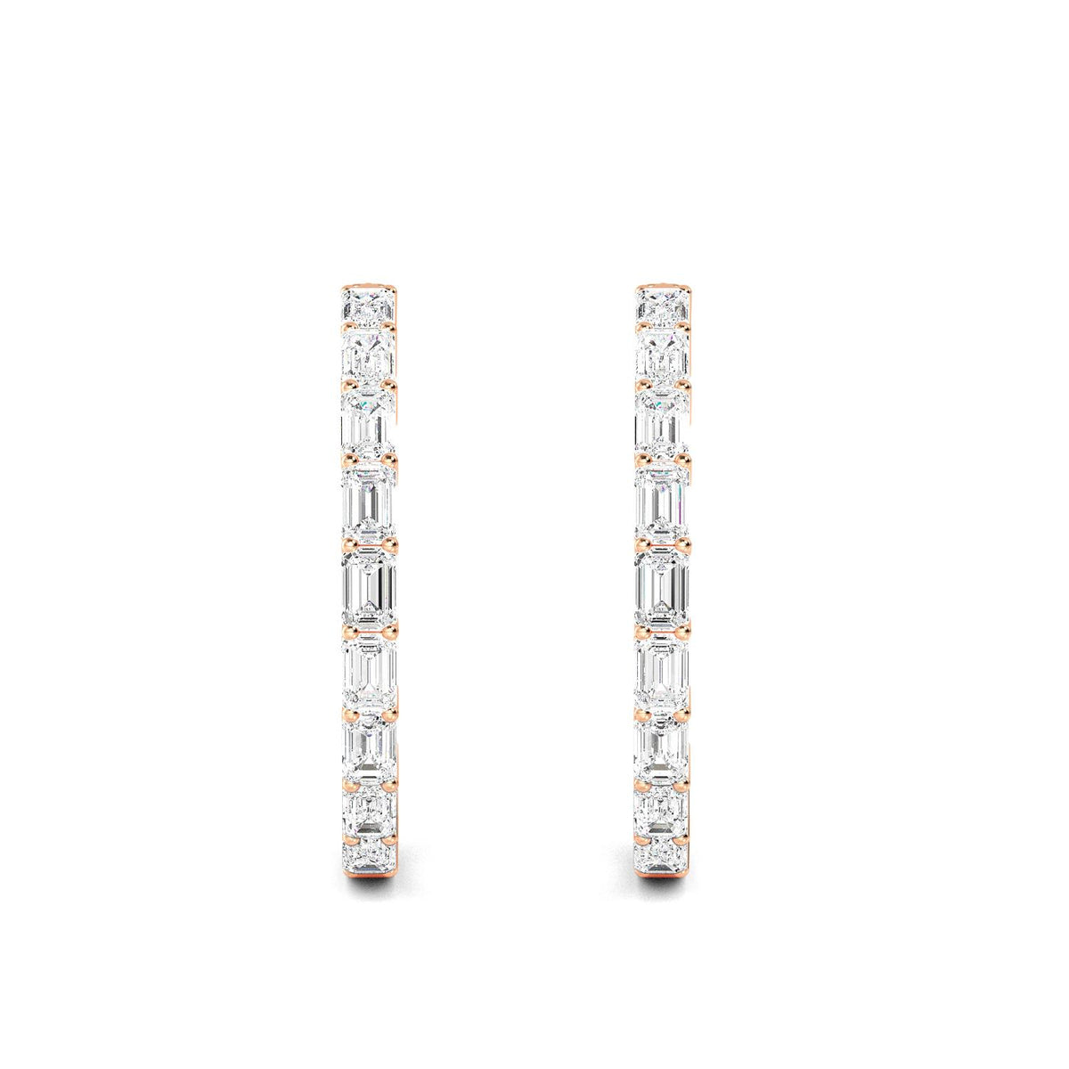 Lab Grown Diamond EARRINGS 4.17 ctw E32205EM-4