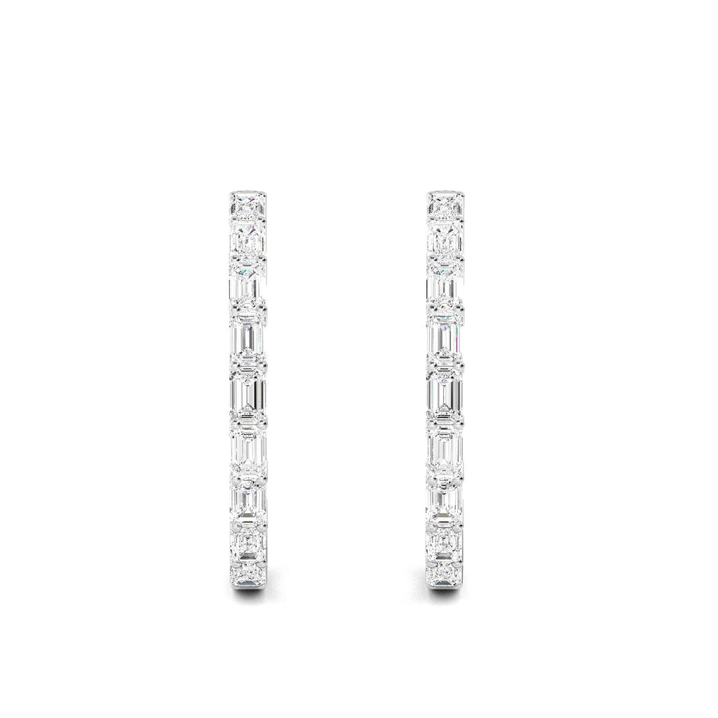 Lab Grown Diamond EARRINGS 4.17 ctw E32205EM-4