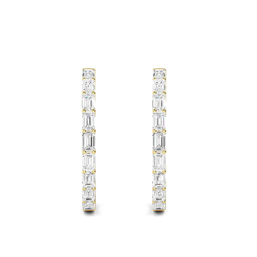 Lab Grown Diamond EARRINGS 4.17 ctw E32205EM-4