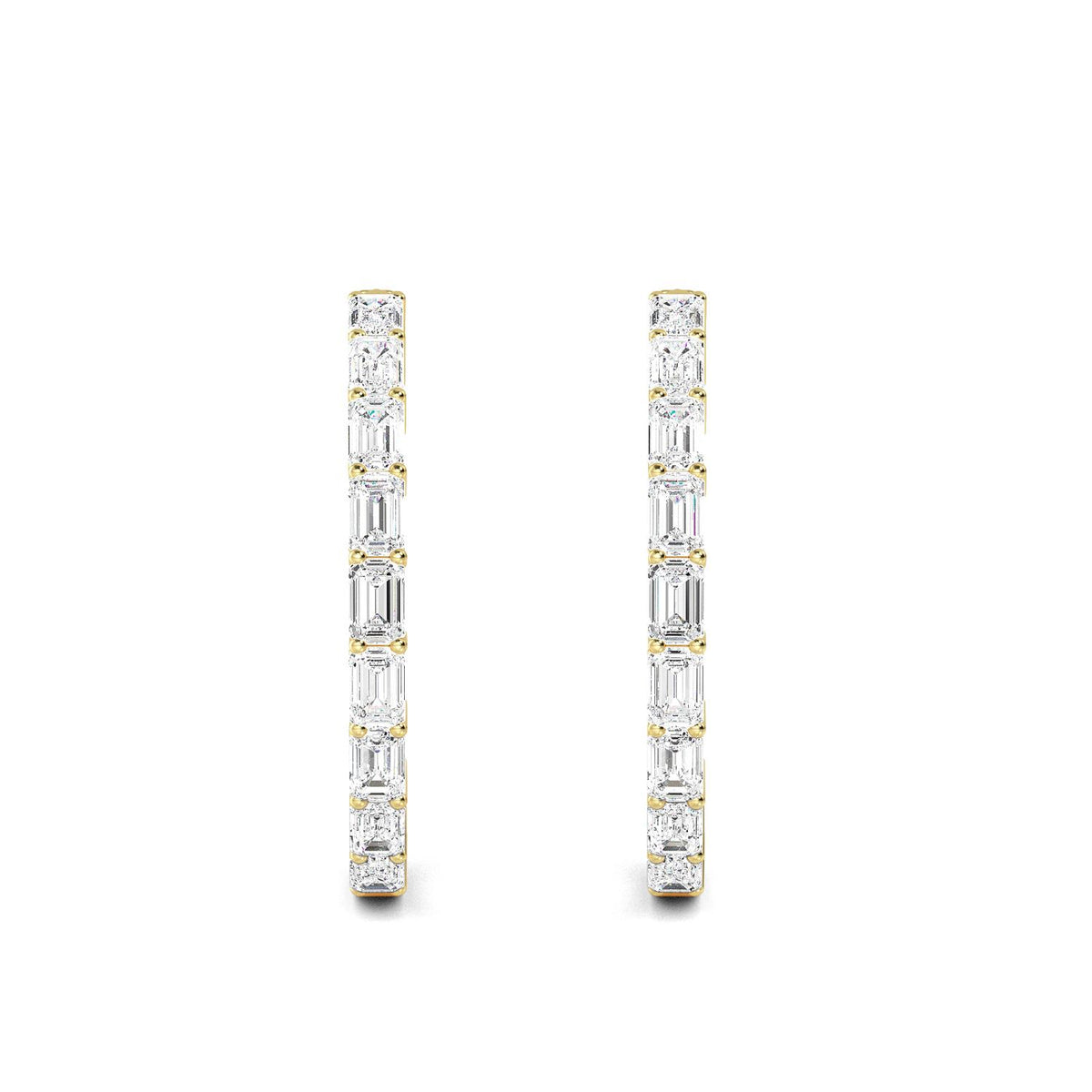 Lab Grown Diamond EARRINGS 4.17 ctw E32205EM-4