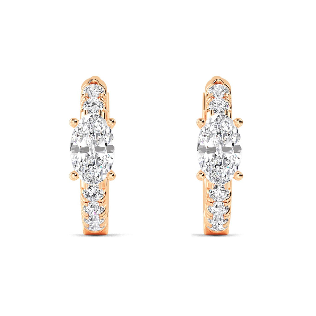 Lab Grown Diamond EARRINGS 0.54 ctw E32350-0.50CT