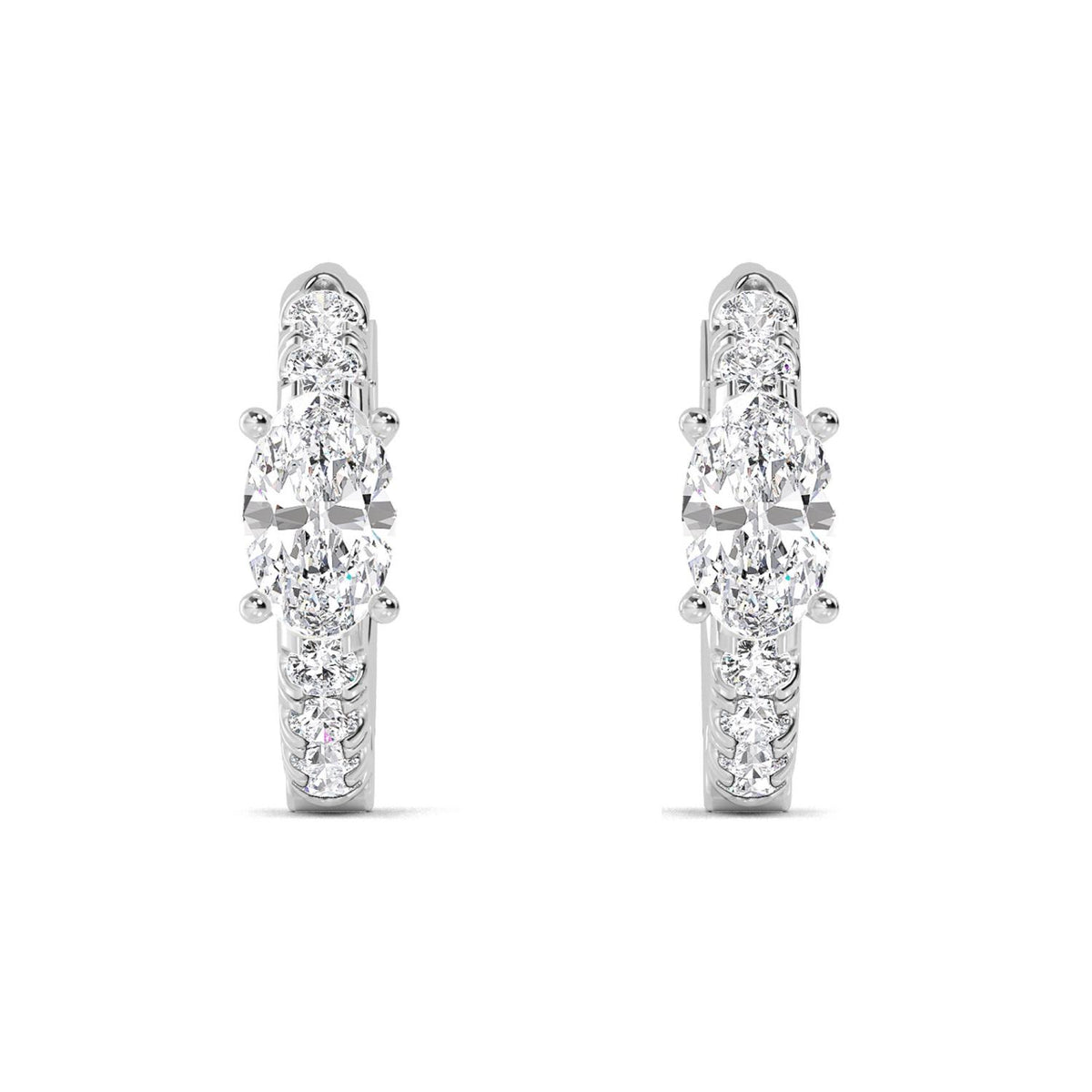 Lab Grown Diamond EARRINGS 0.54 ctw E32350-0.50CT