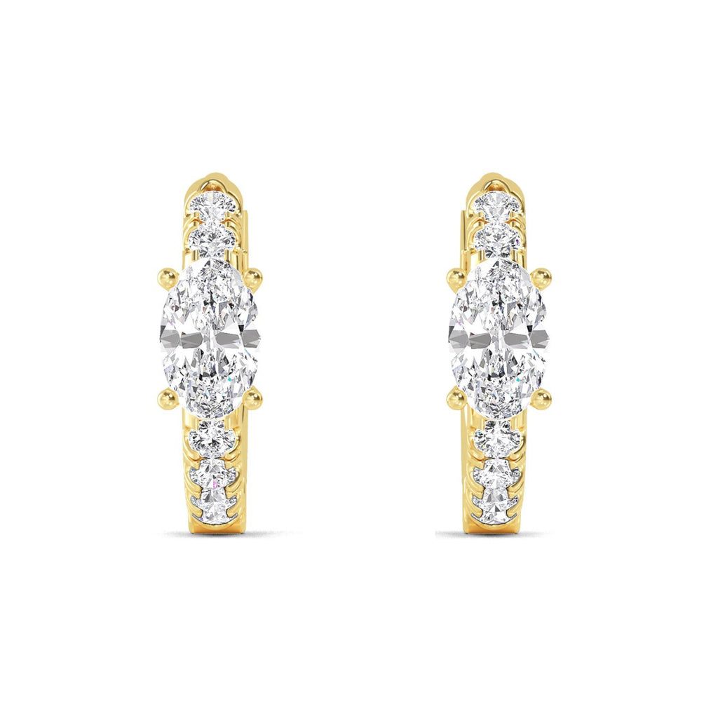 Lab Grown Diamond EARRINGS 0.54 ctw E32350-0.50CT