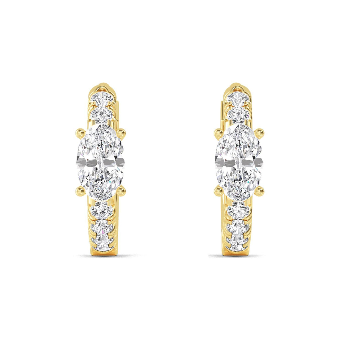 Lab Grown Diamond EARRINGS 0.54 ctw E32350-0.50CT