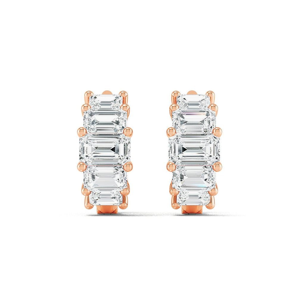 Lab Grown Diamond EARRINGS 2.28 ctw E32352EM-2.25CT