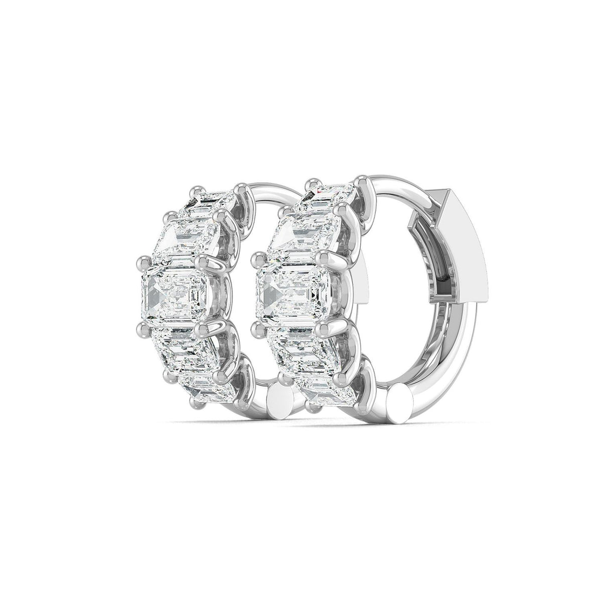 Lab Grown Diamond EARRINGS 2.28 ctw E32352EM-2.25CT
